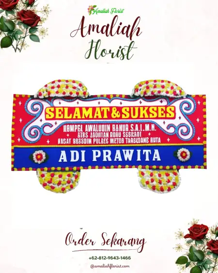 Papan Bunga Ucapan Selamat Maron