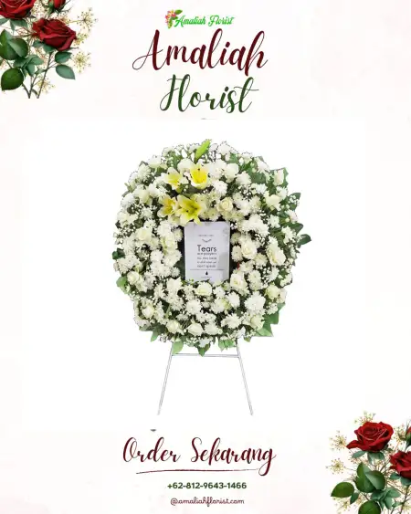 Krans Bunga Duka Maron